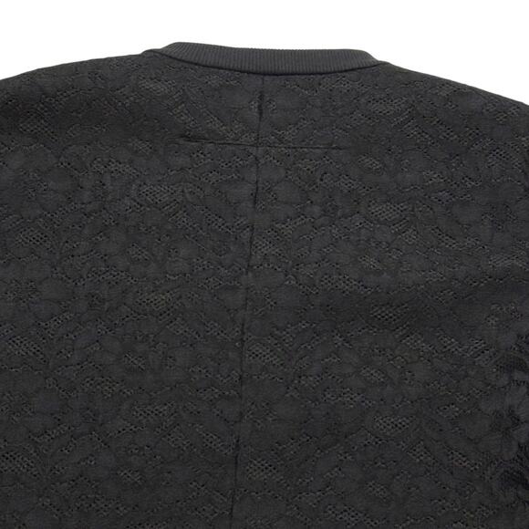 NWT Givenchy Sweater - Black Paisley Textured Print - Size 10 - Thick & Cozy - Picture 5 of 13